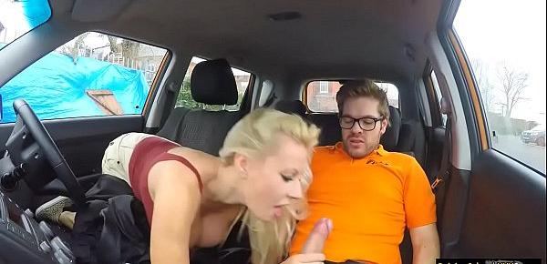  Busty Michelle Thorne fucked in the car